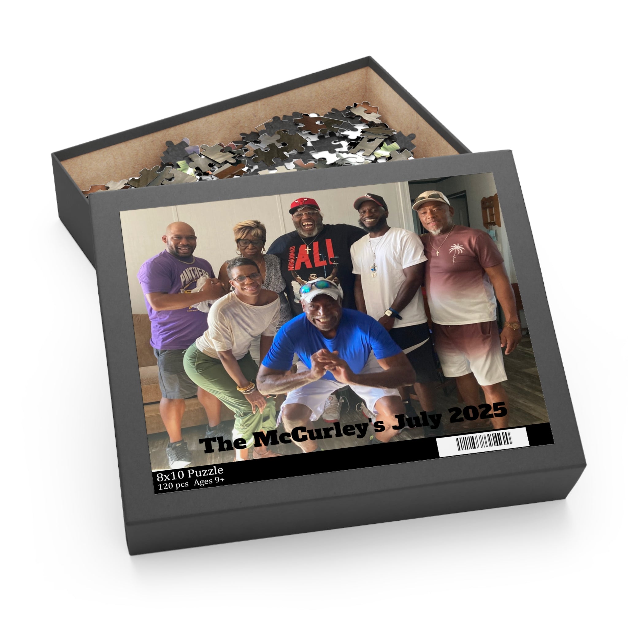 Personalized Family Photo Puzzle — Custom 120/252/500-Piece Jigsaw