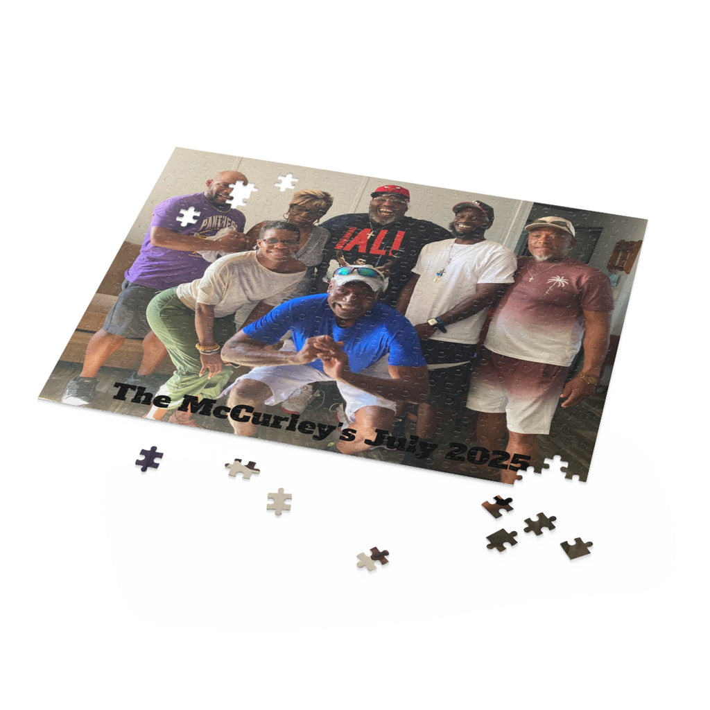 Personalized Family Photo Puzzle — Custom 120/252/500-Piece Jigsaw