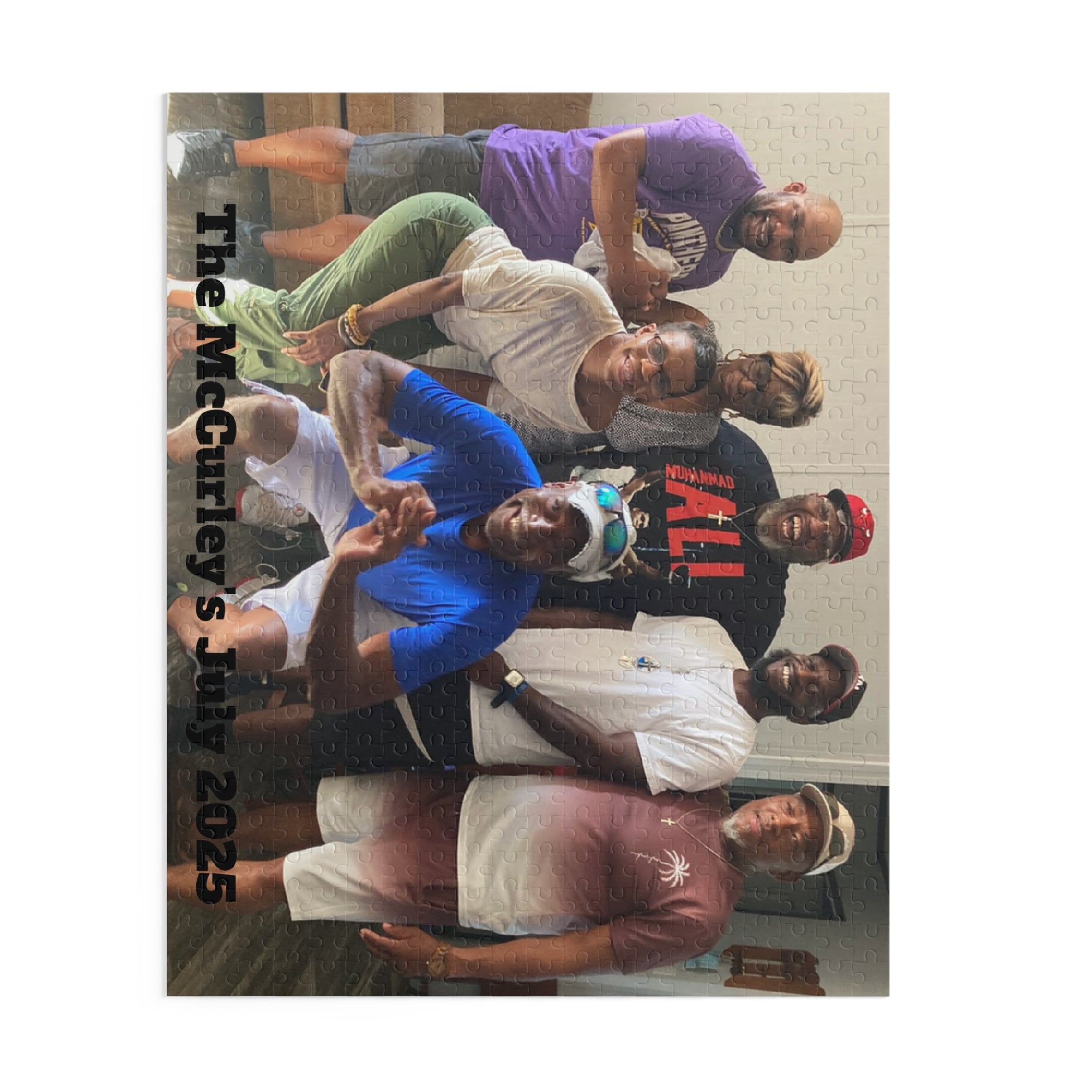 Personalized Family Photo Puzzle — Custom 120/252/500-Piece Jigsaw