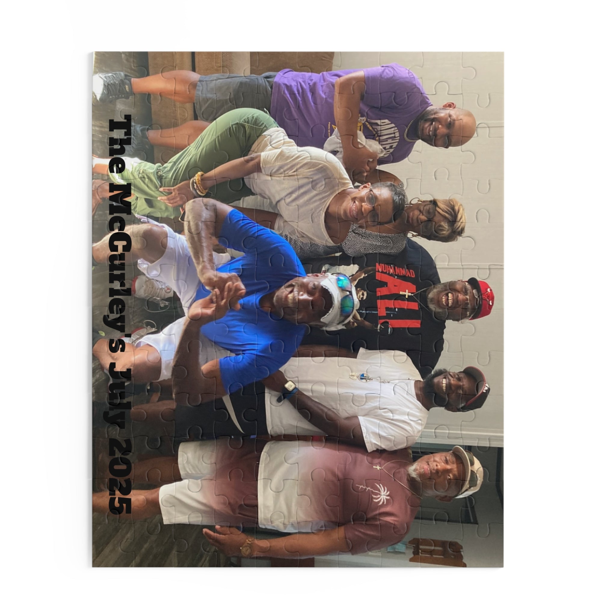 Personalized Family Photo Puzzle — Custom 120/252/500-Piece Jigsaw