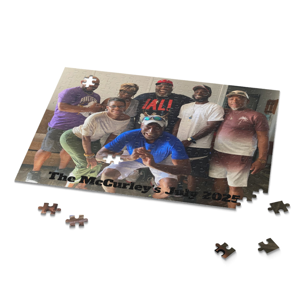 Personalized Family Photo Puzzle — Custom 120/252/500-Piece Jigsaw