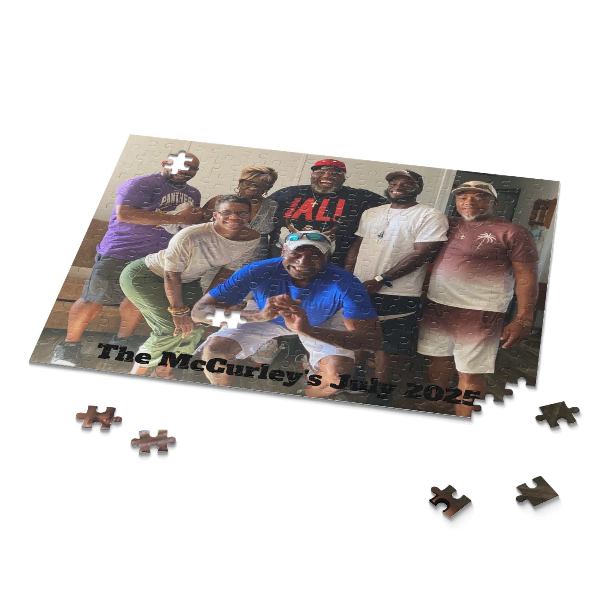 Personalized Family Photo Puzzle — Custom 120/252/500-Piece Jigsaw