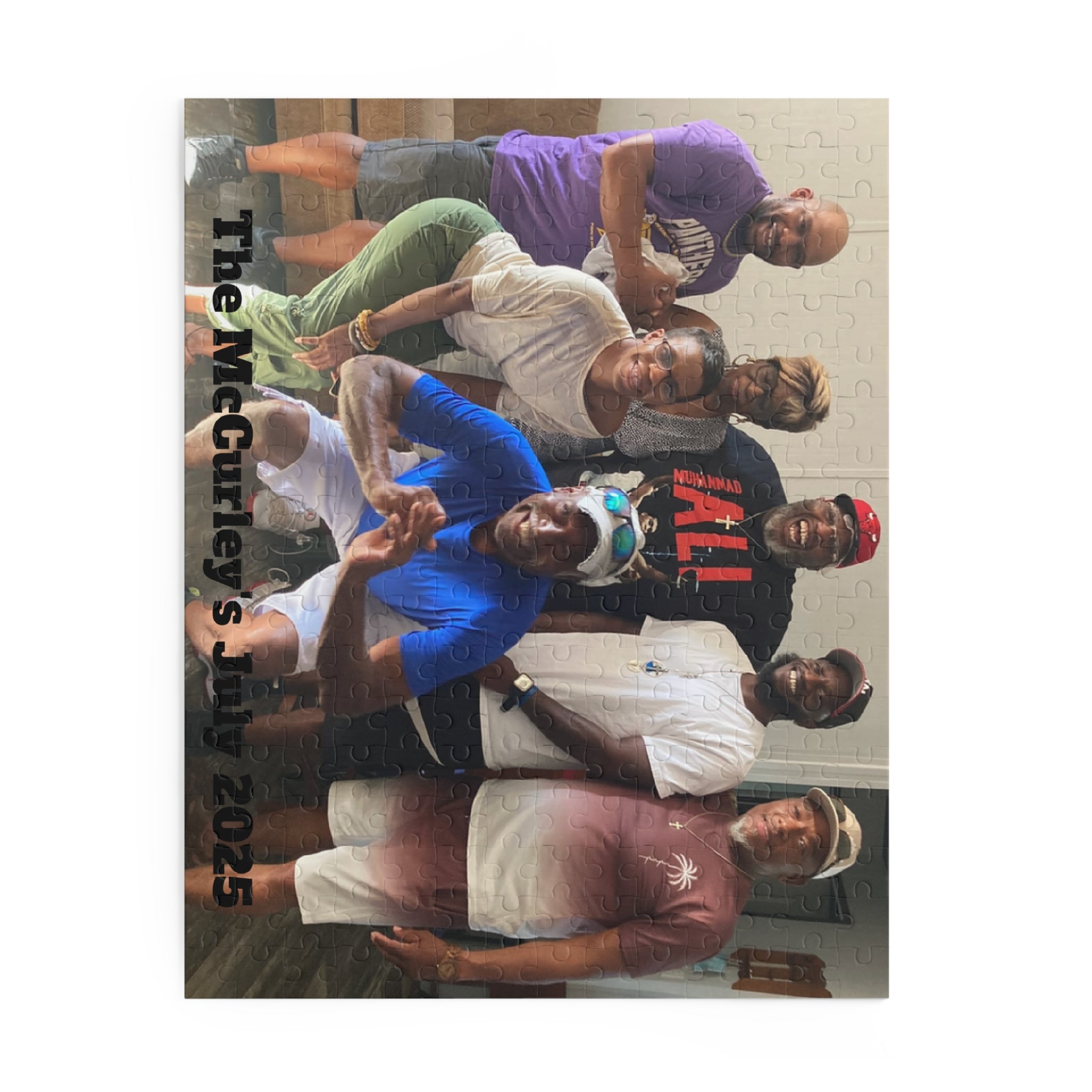 Personalized Family Photo Puzzle — Custom 120/252/500-Piece Jigsaw