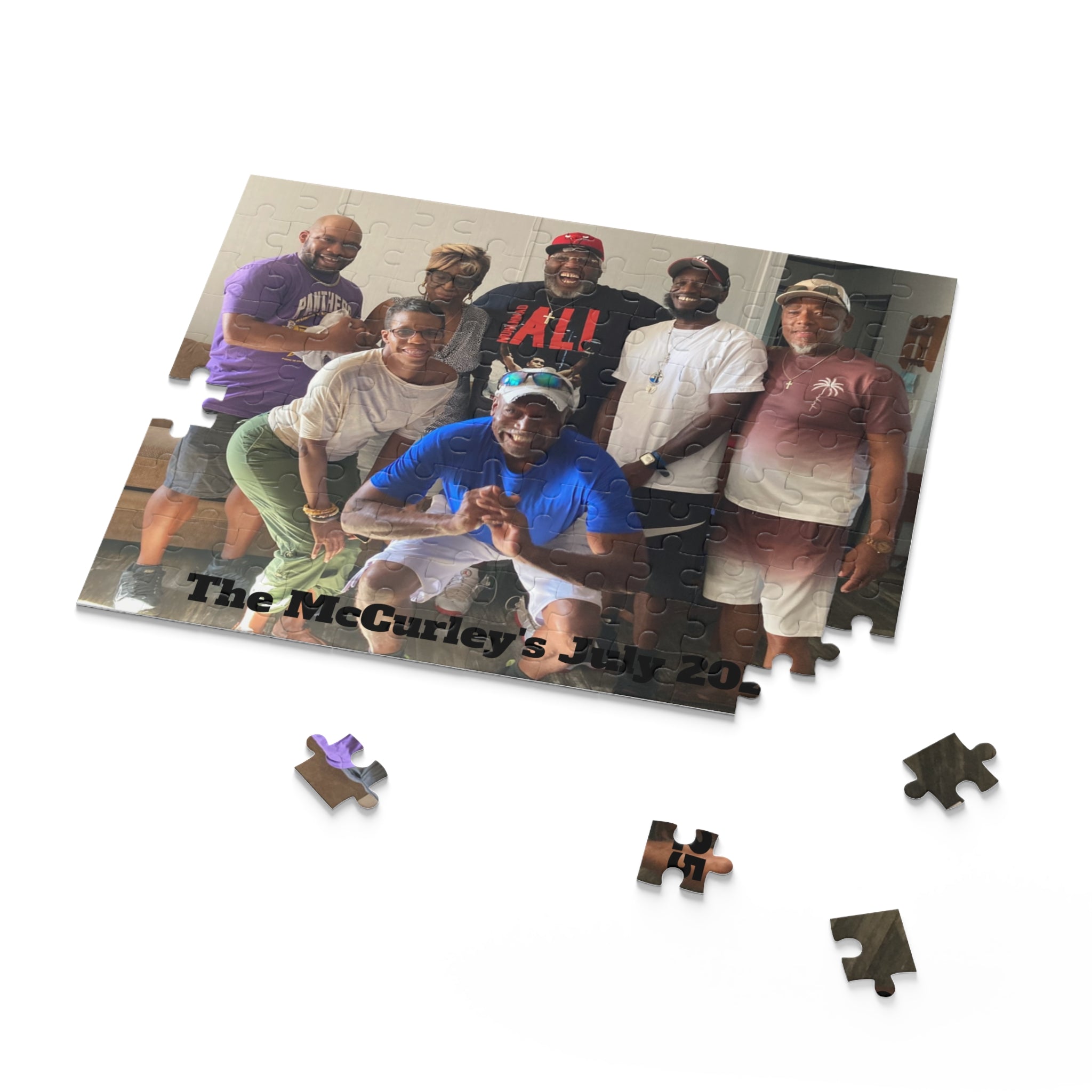 Personalized Family Photo Puzzle — Custom 120/252/500-Piece Jigsaw